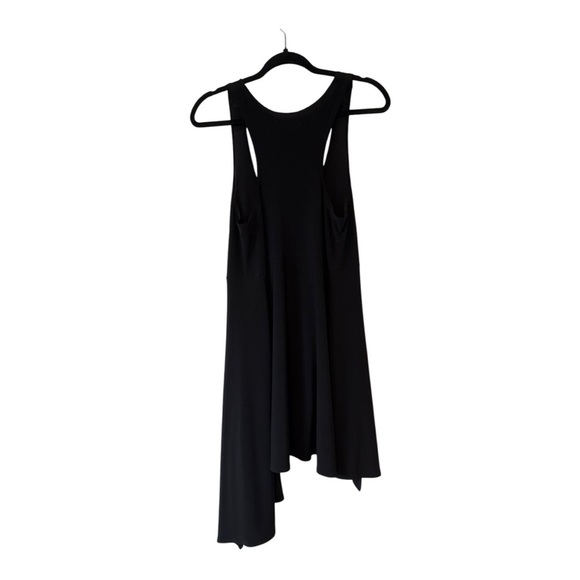 Sympli Whisper Boxy Drape Asymmetrical Handkerchief Pocket Tunic - Size 4 - Picture 3 of 14